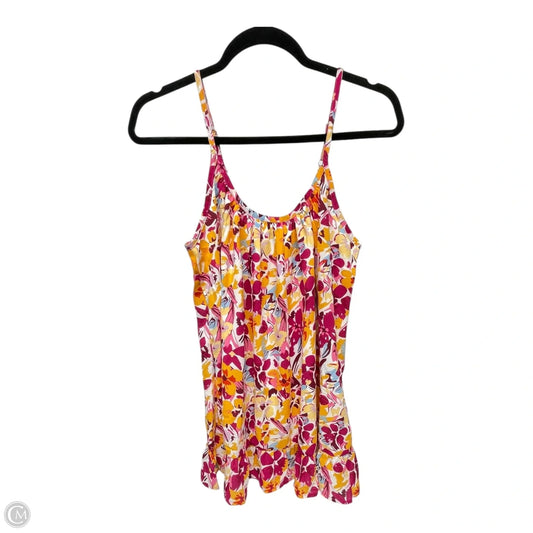 Top Sleeveless By DOUBLE TAKE In Multi-colored, Size: M