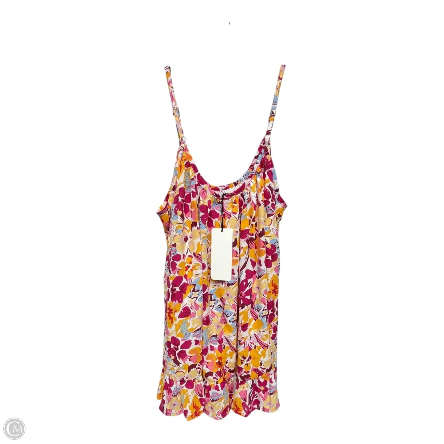 Top Sleeveless By DOUBLE TAKE In Multi-colored, Size: M