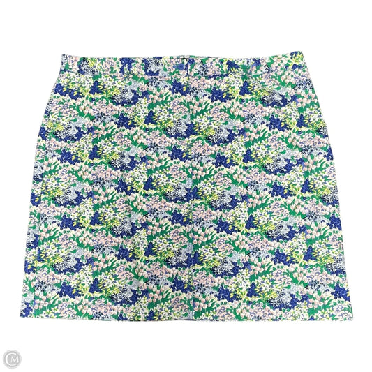 Skirt Mini & Short By Talbots In Floral Print, Size: Xl