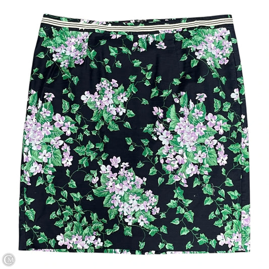 Skirt Mini & Short By Talbots In Floral Print, Size: 16