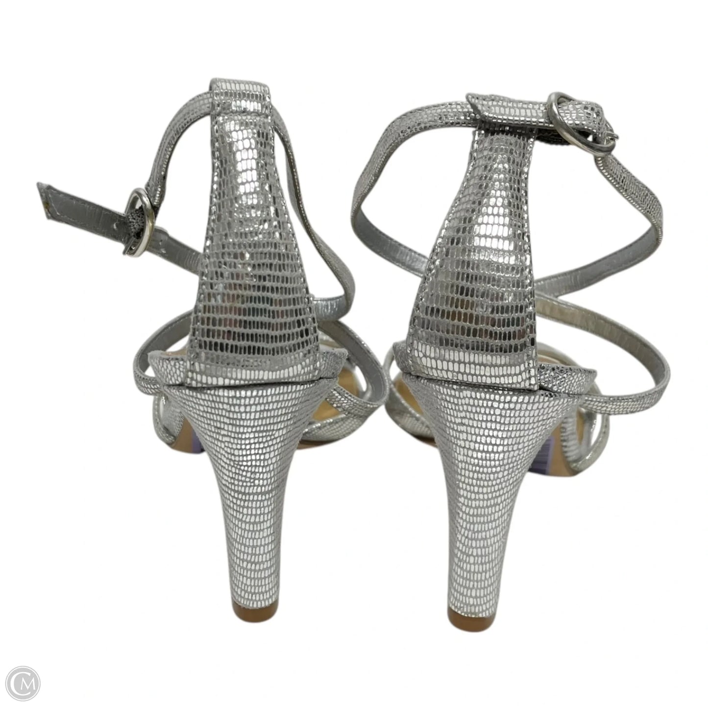 Shoes Heels Stiletto By Antonio Melani In Silver, Size: 7