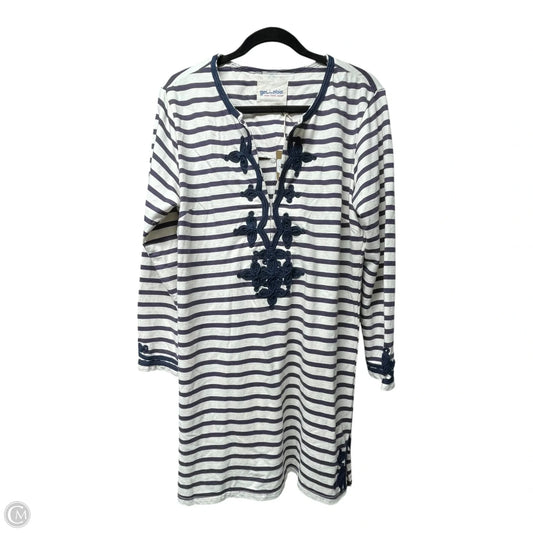 Dress Casual Short By ANN MASHBURN In Striped Pattern, Size: Xl
