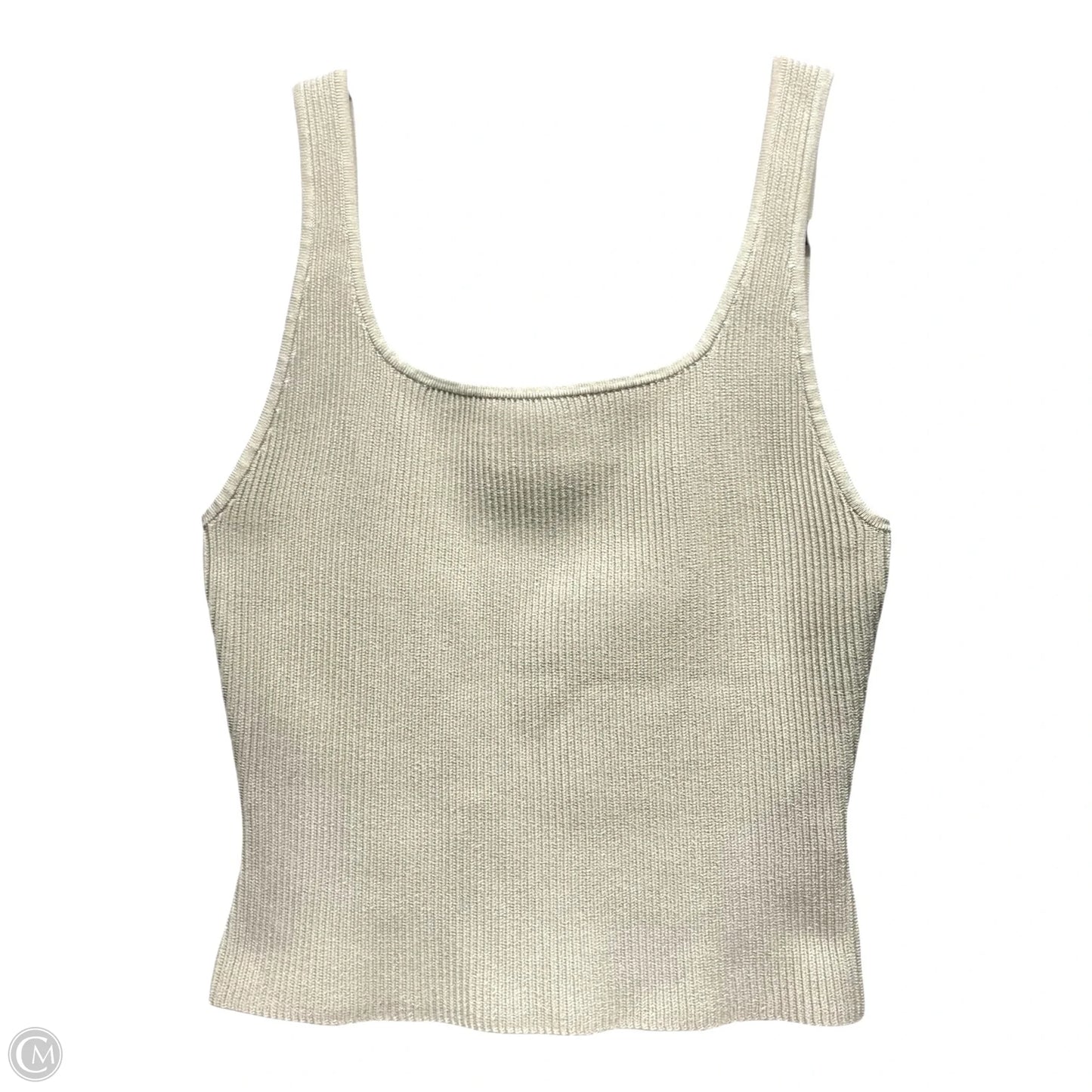 Top Sleeveless By Babaton In Grey, Size: M