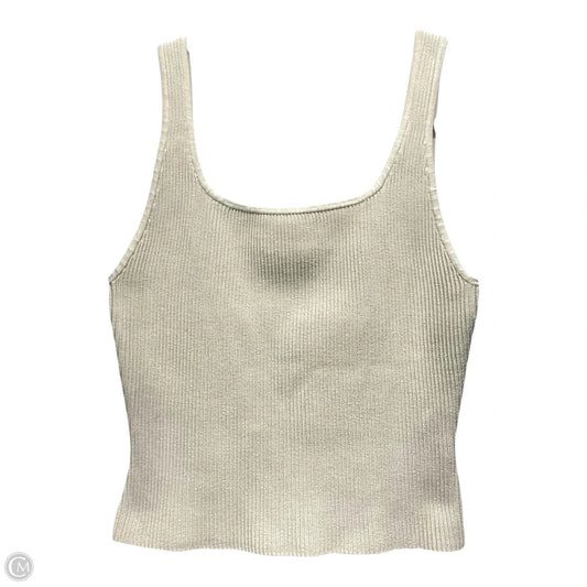 Top Sleeveless By Babaton In Grey, Size: M