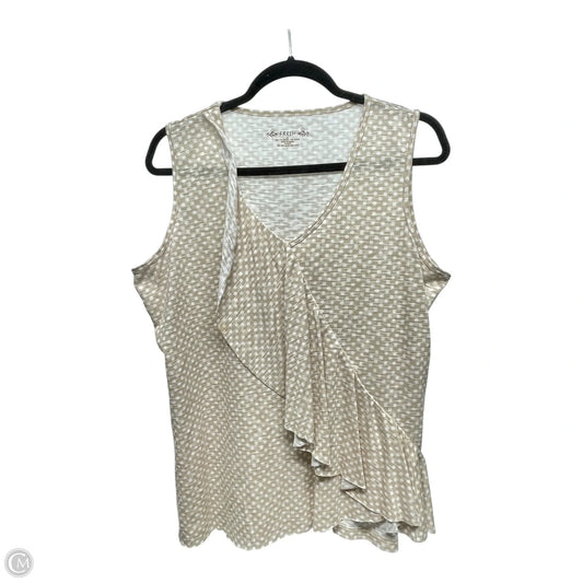 Top Sleeveless By FRESH In Polkadot Pattern, Size: Xl
