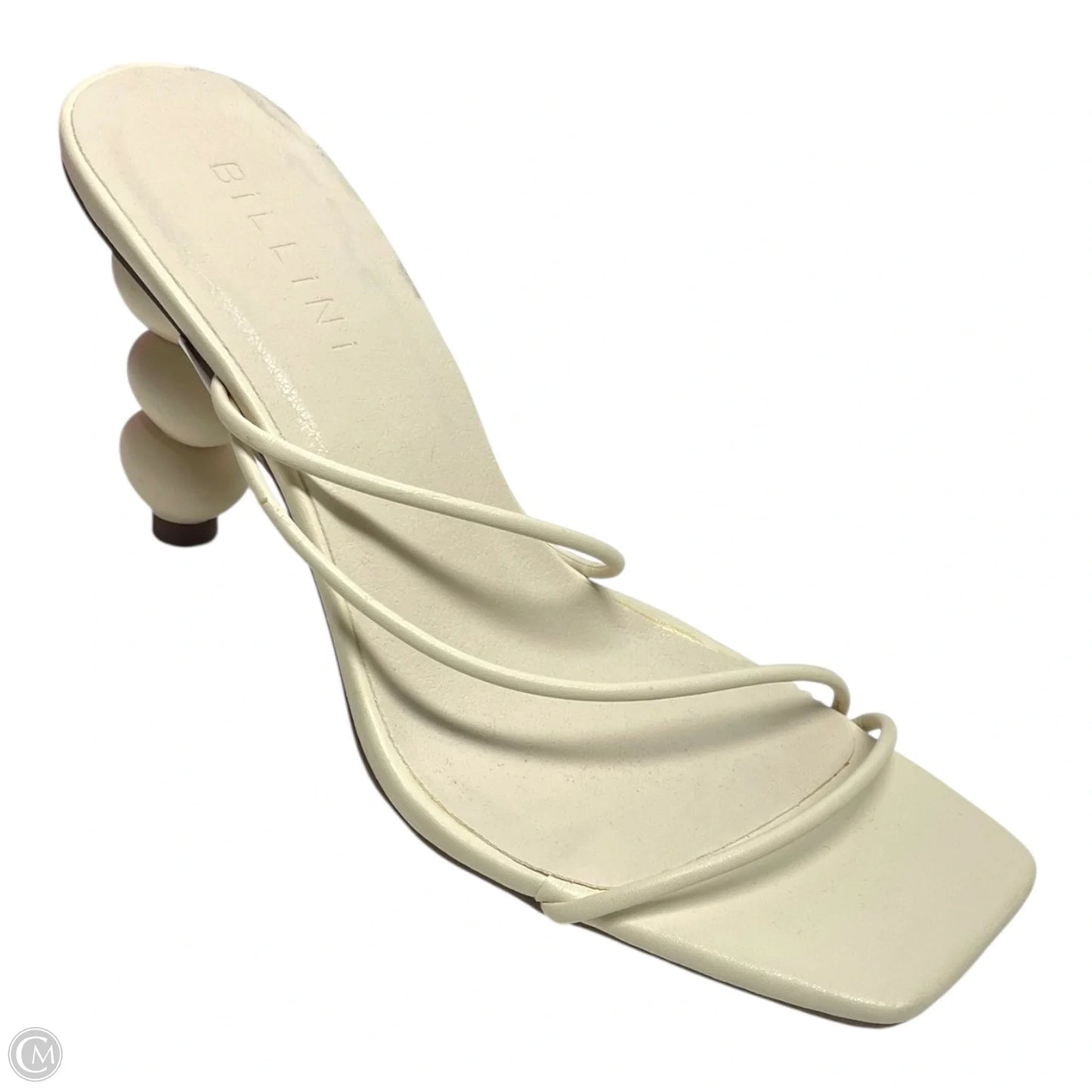 Sandals Heels Stiletto By Clothes Mentor In Ivory, Size: 7