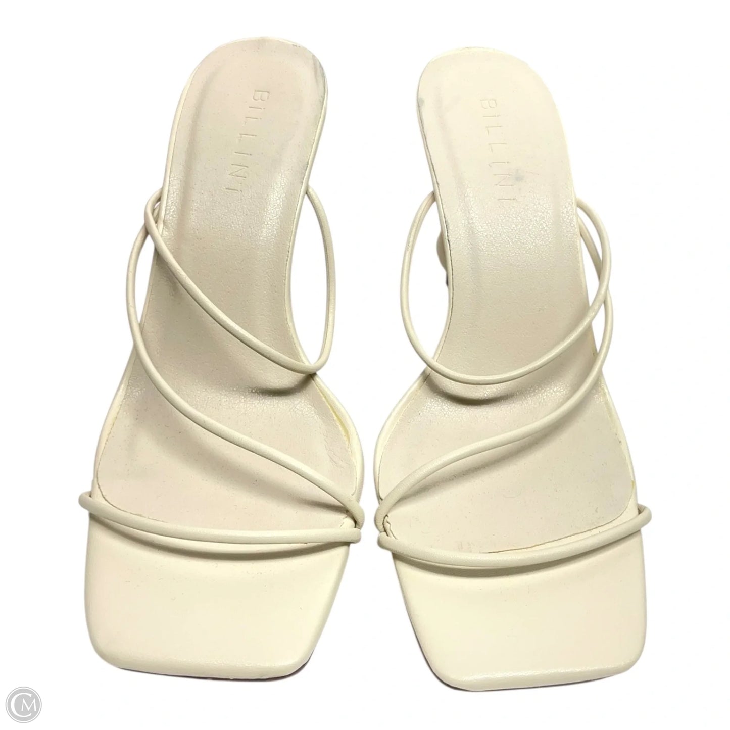 Sandals Heels Stiletto By Clothes Mentor In Ivory, Size: 7