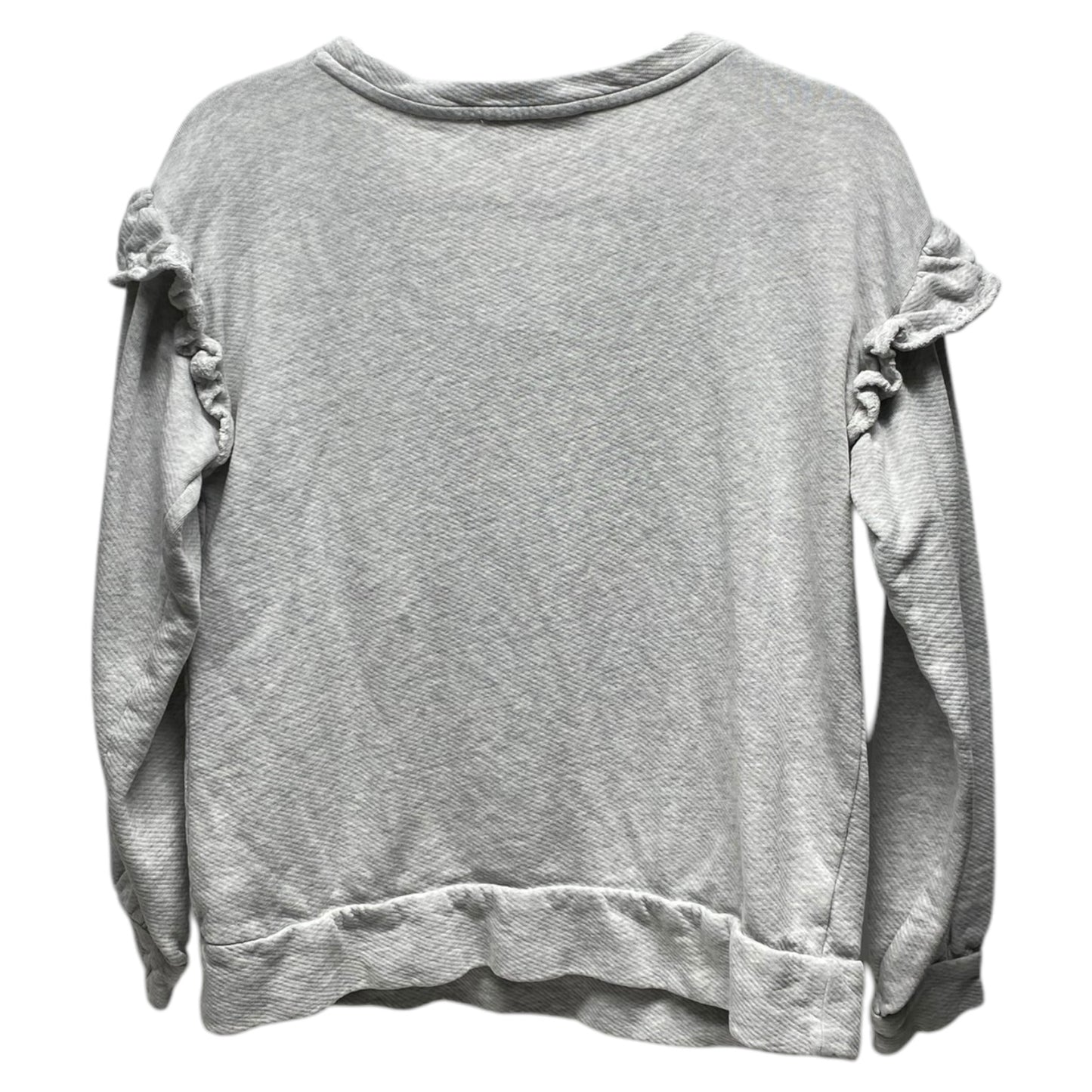 Top Long Sleeve By Loft In Grey, Size: S