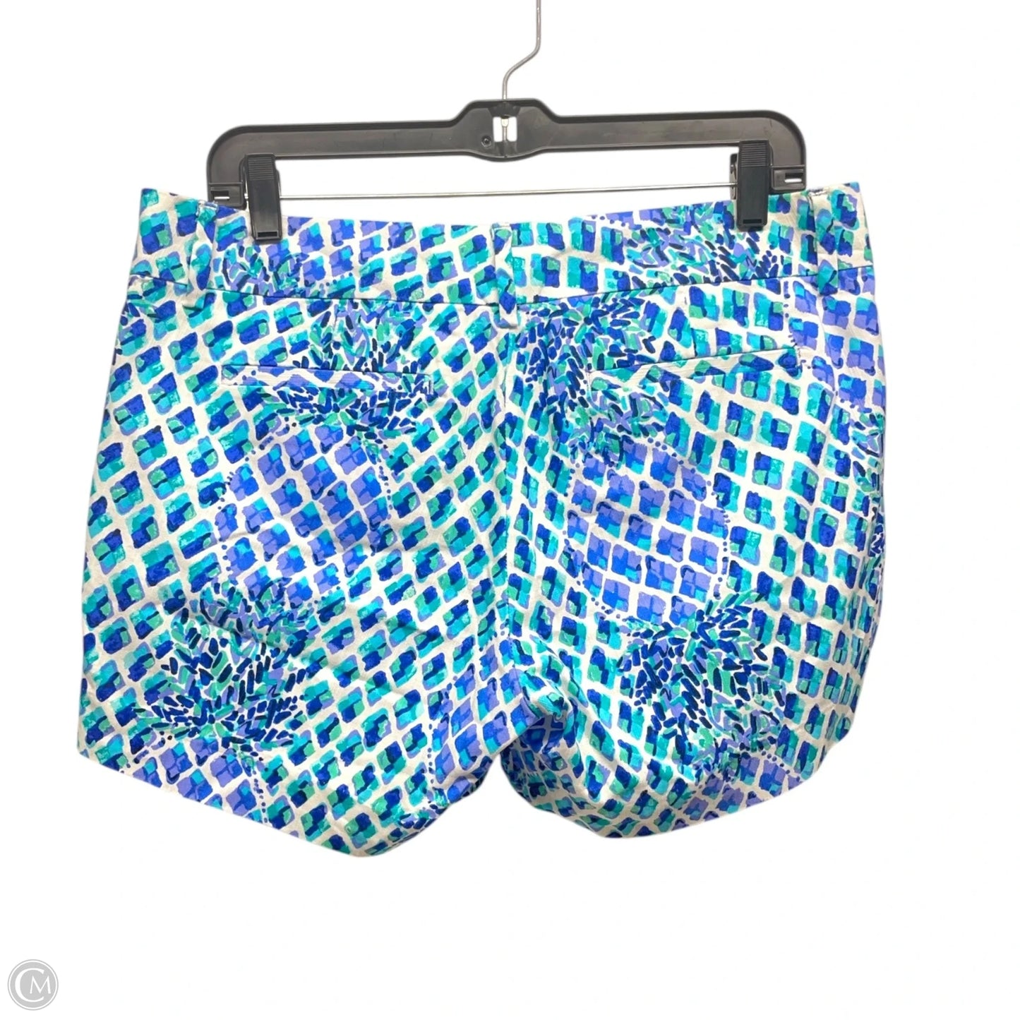 Shorts Designer By Lilly Pulitzer In Blue & White, Size: 8
