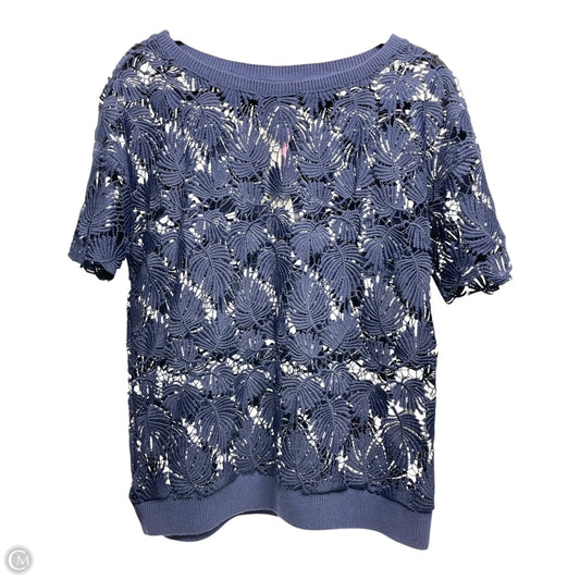 Top Short Sleeve Designer By Lilly Pulitzer In Navy, Size: Xs