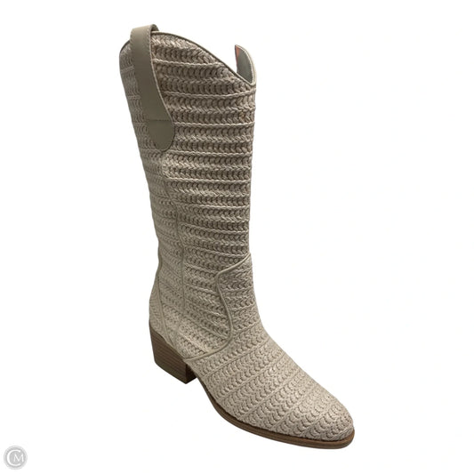 Boots Western By Mia In Cream, Size: 7