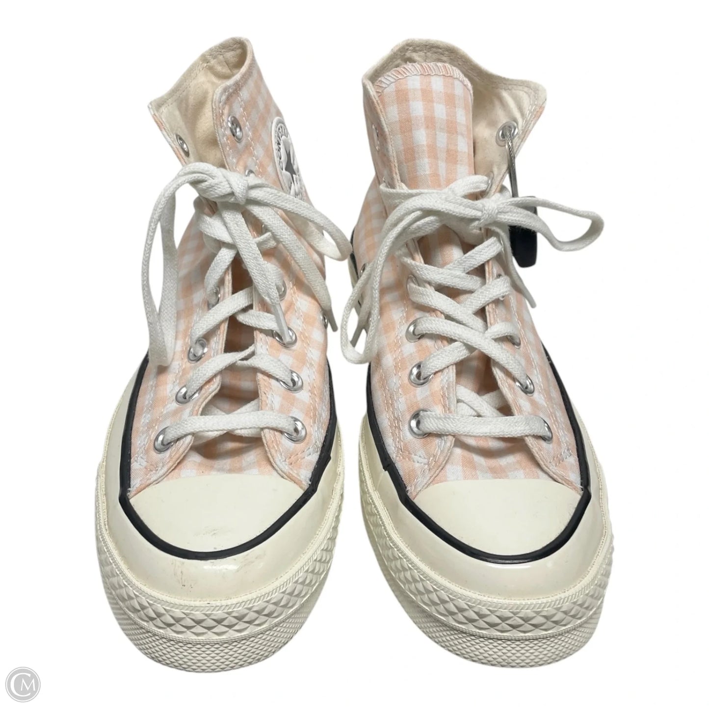 Shoes Sneakers By Converse In Orange & White, Size: 7.5