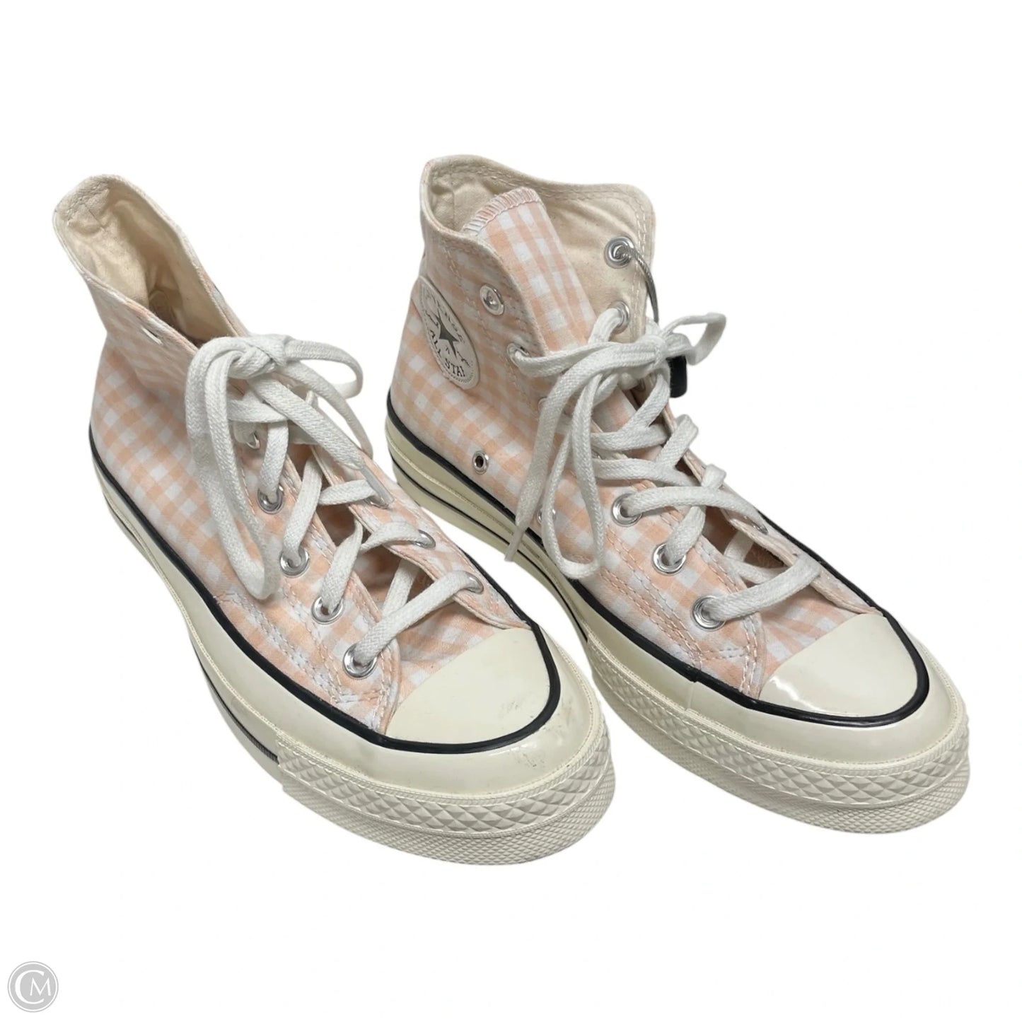 Shoes Sneakers By Converse In Orange & White, Size: 7.5
