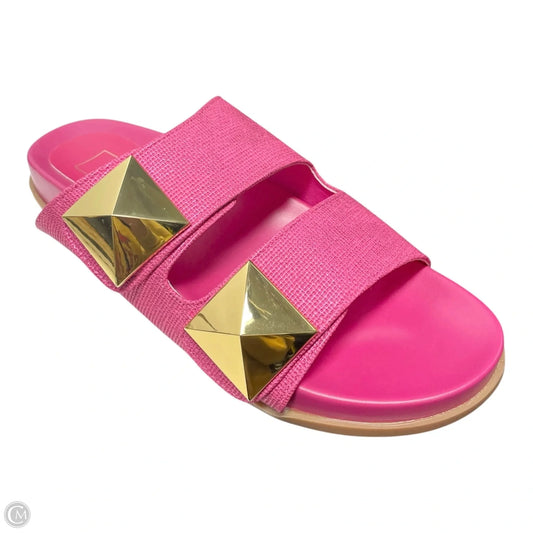 Sandals Flats By Shu Shop In Gold & Pink, Size: 11