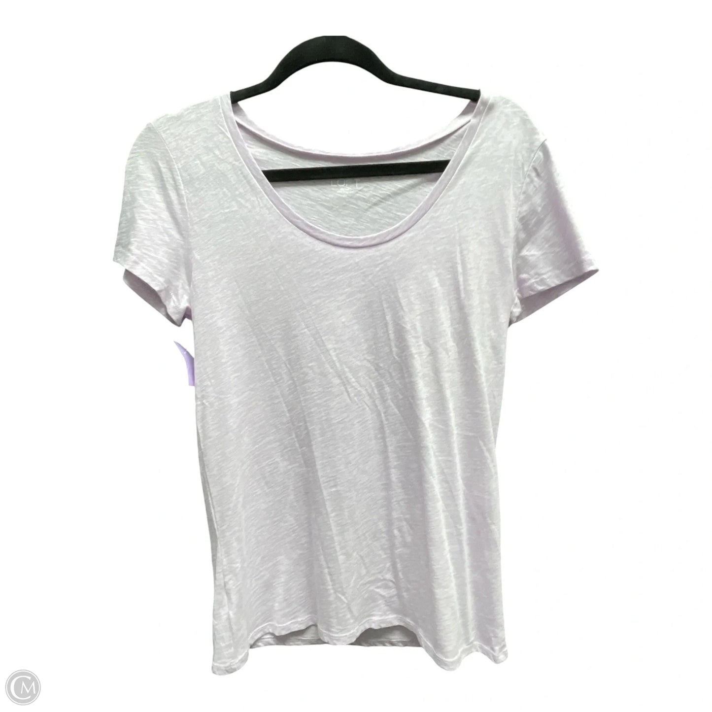 Top Short Sleeve Basic By Loft In Purple, Size: Xs
