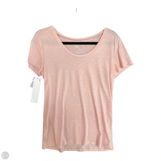 Top Short Sleeve Basic By Loft In Pink, Size: Xs