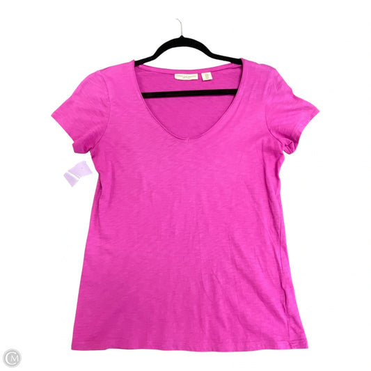 Top Short Sleeve Basic By Christian Siriano In Purple, Size: Xs