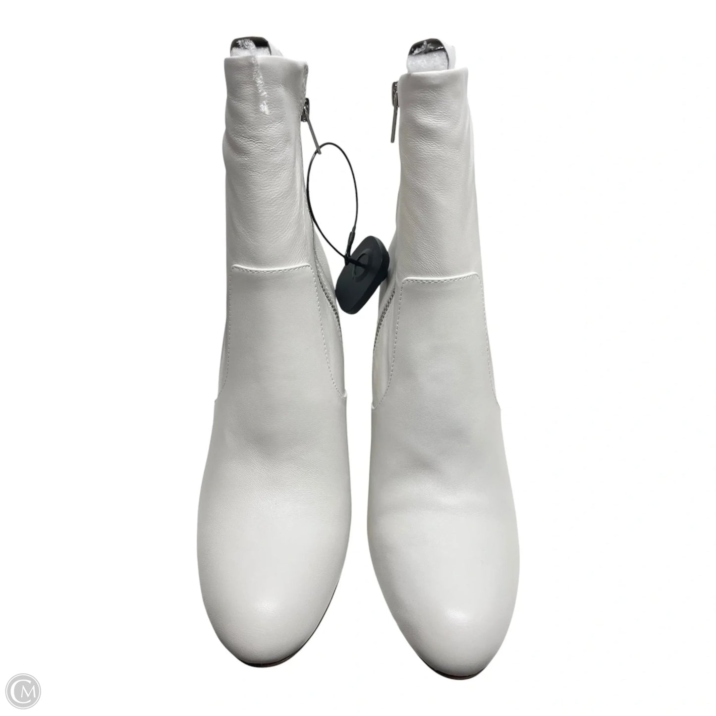 Boots Ankle Heels By Steve Madden In White, Size: 9