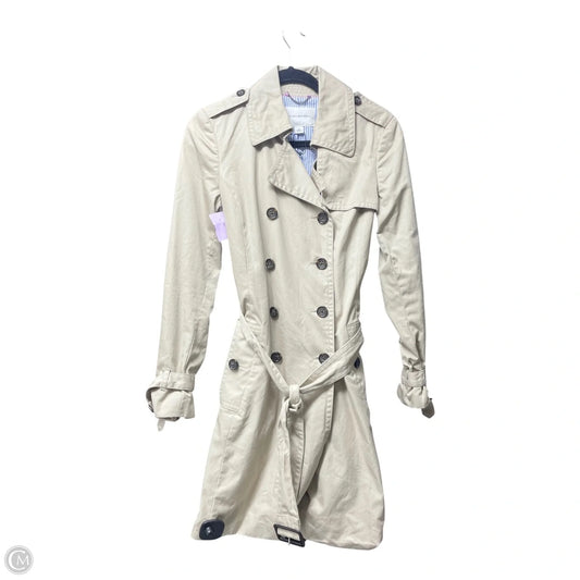 Coat Trench Coat By Banana Republic In Beige, Size: S