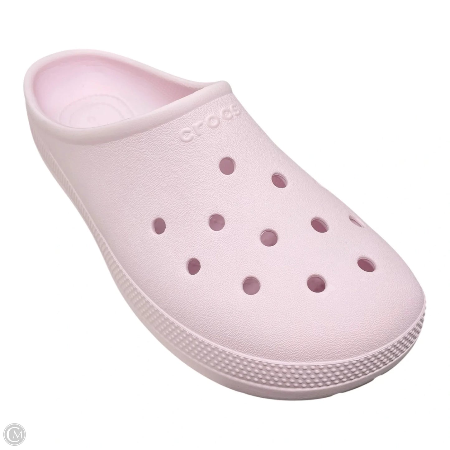 Sandals Flats By Crocs In Pink, Size: 8