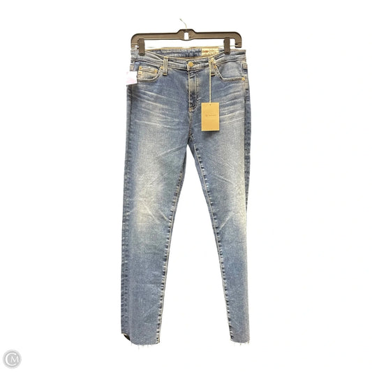 Jeans Skinny By Ag Jeans In Blue, Size: 28