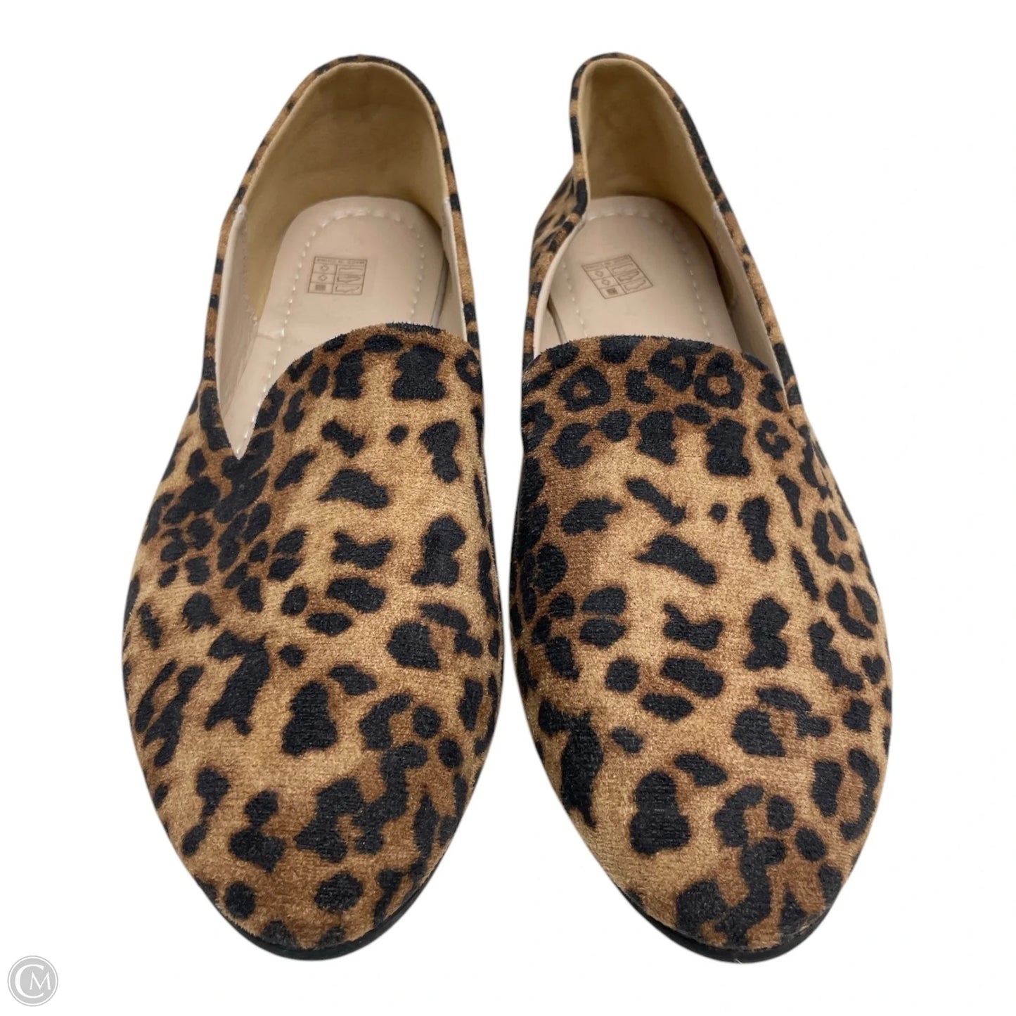 Shoes Flats By Clothes Mentor In Leopard Print, Size: 11.5
