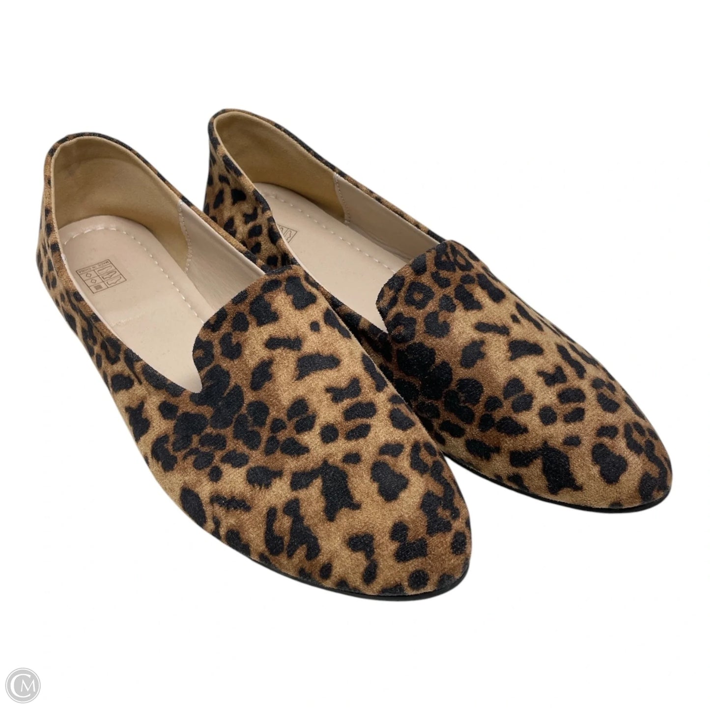 Shoes Flats By Clothes Mentor In Leopard Print, Size: 11.5