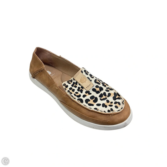 Shoes Flats By Yellow Box In Leopard Print, Size: 9