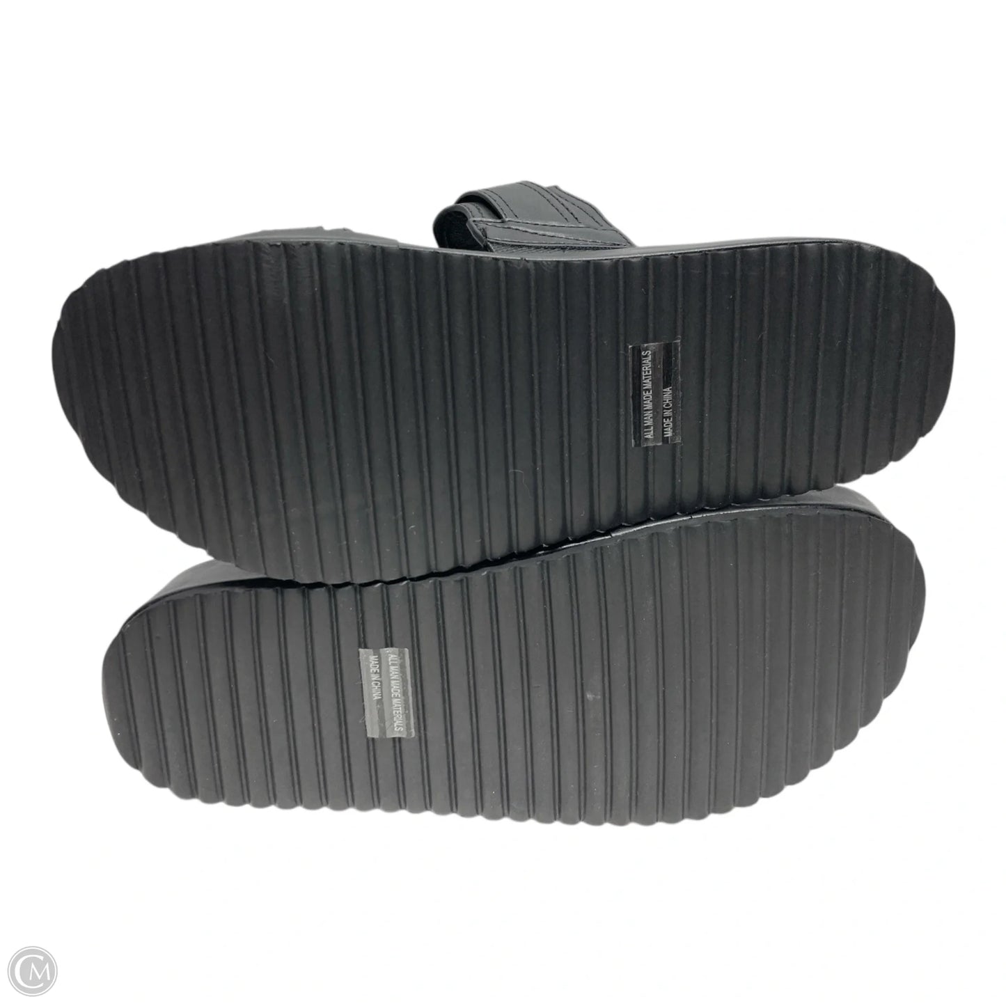 Sandals Flats By Dolce Vita In Black & Gold, Size: 7.5