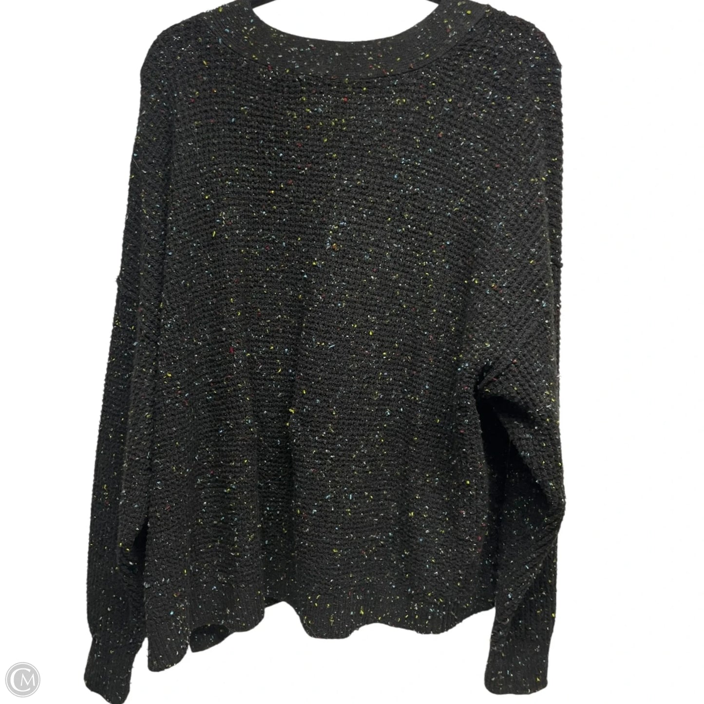 Sweater Cardigan By Ana In Black, Size: Xxl