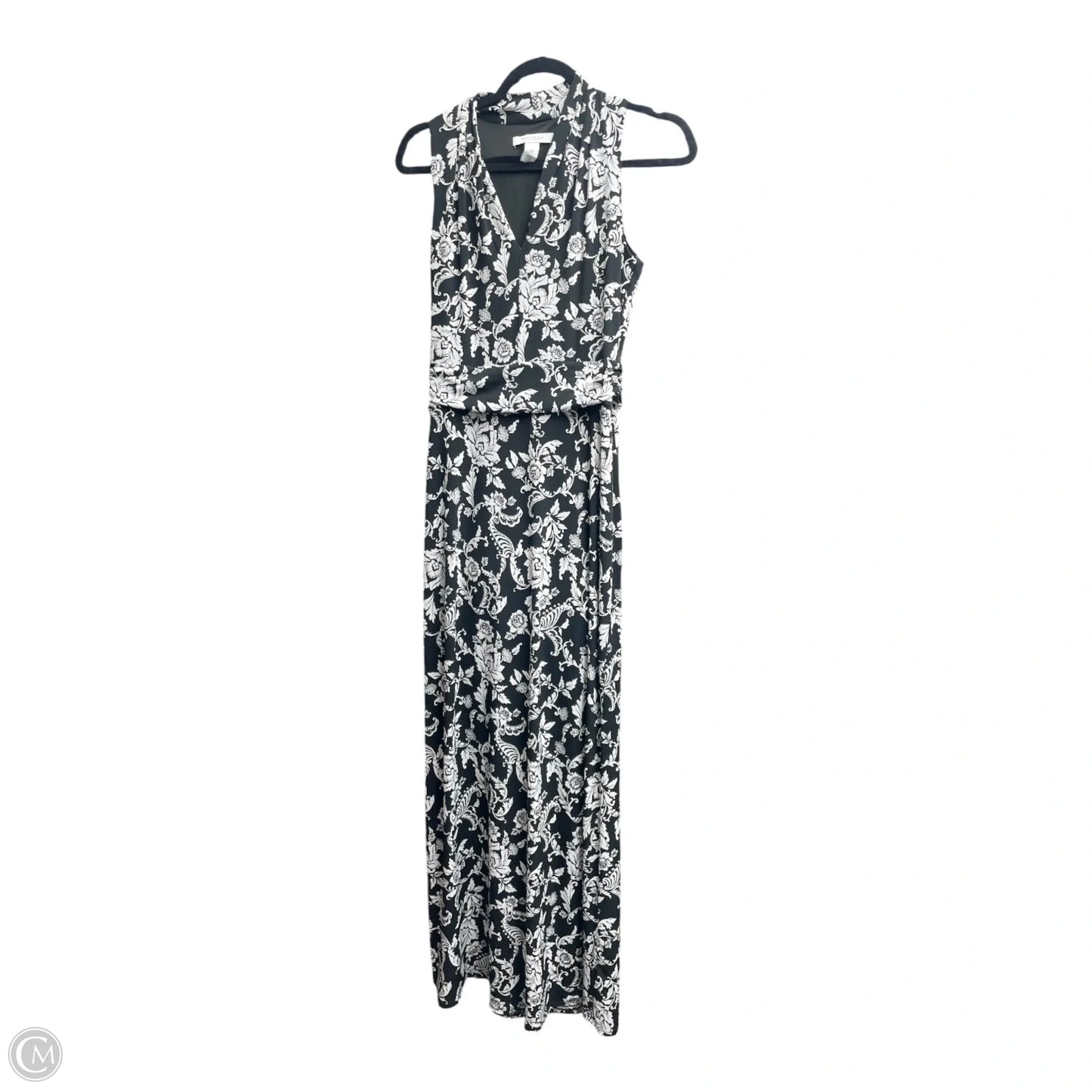 Dress Casual Maxi By White House Black Market In Black & White, Size: Xs