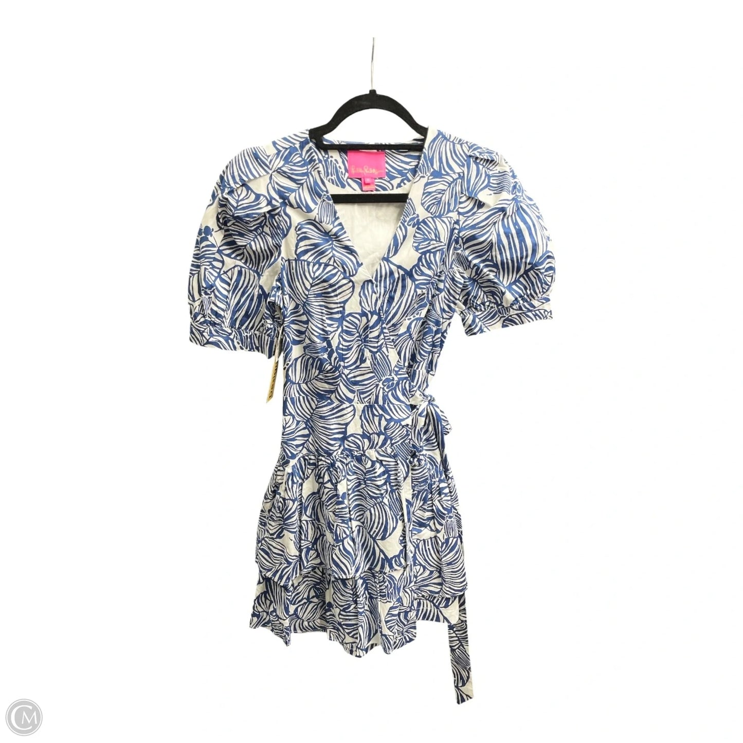 Dress Casual Short By Lilly Pulitzer In Blue & White, Size: 0