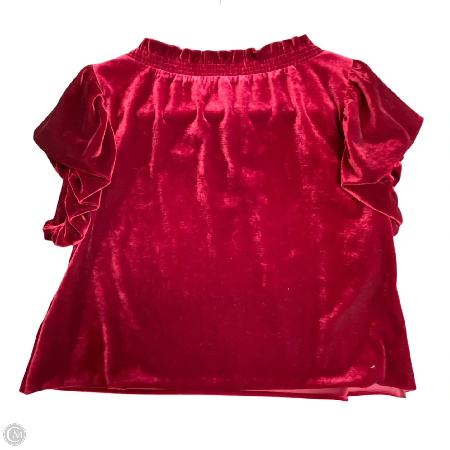 Top Short Sleeve By Free People In Maroon, Size: Xs