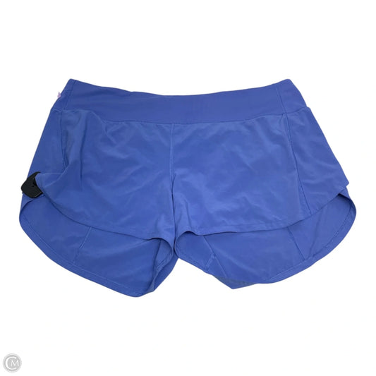 Athletic Shorts By Lululemon In Blue, Size: 14