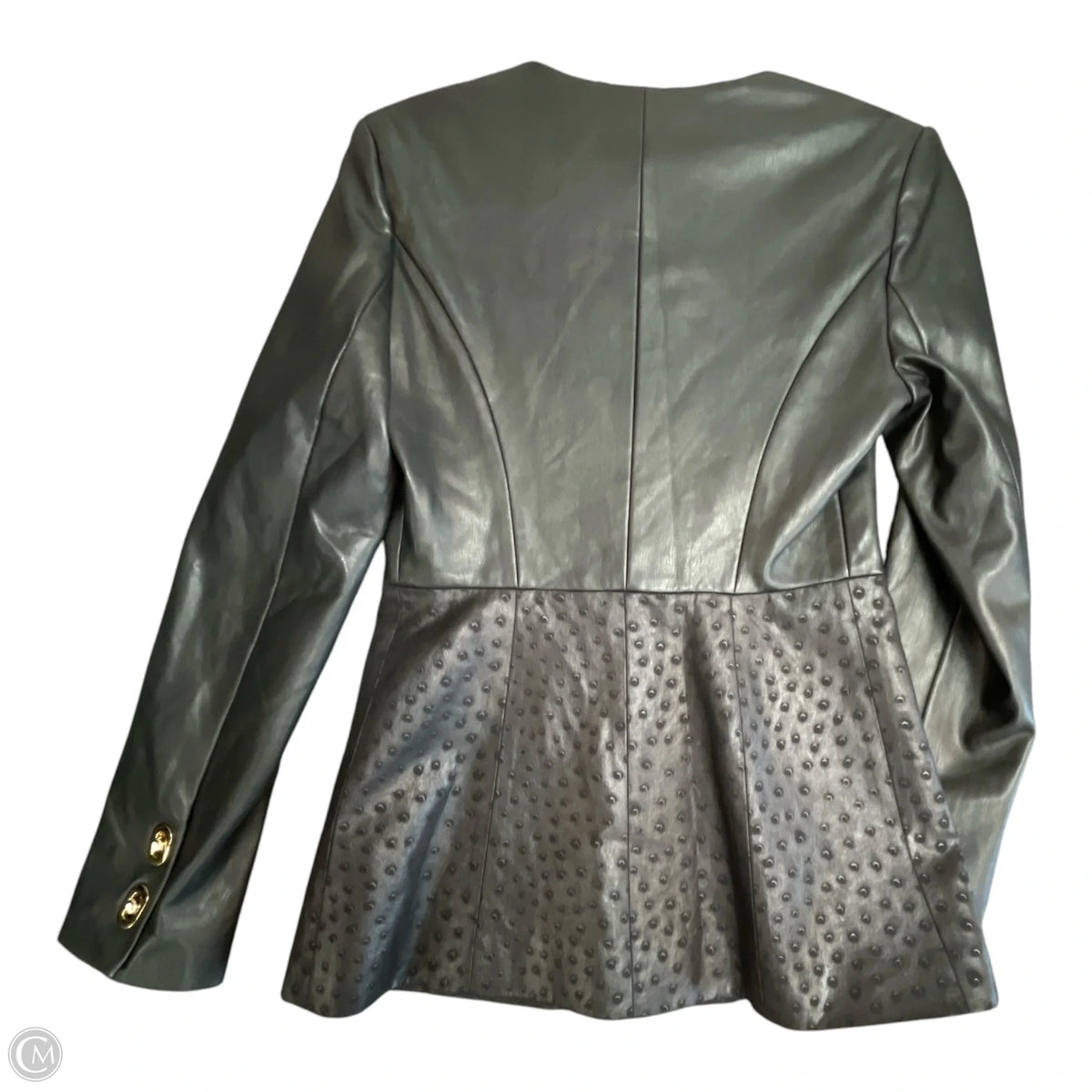 Jacket Leather By AMNESIA In Black, Size: S
