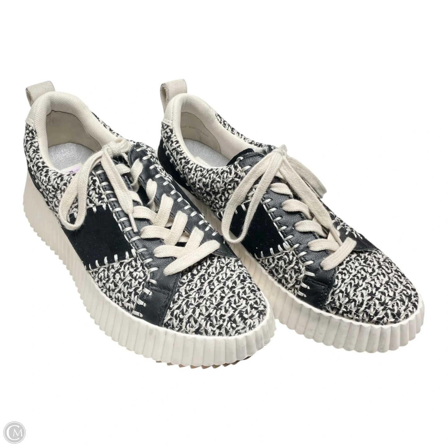 Shoes Sneakers By Dolce Vita In Black & White, Size: 8