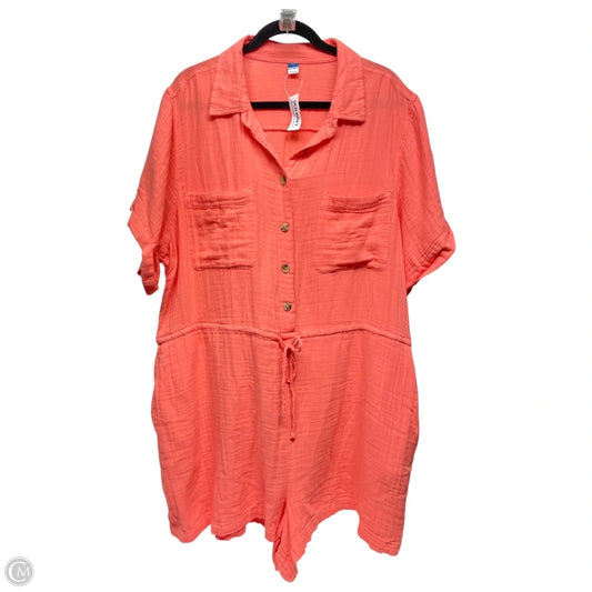 Romper By Old Navy In Orange, Size: Xxl