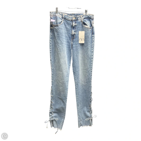 Jeans Flared By Zara In Blue, Size: 12