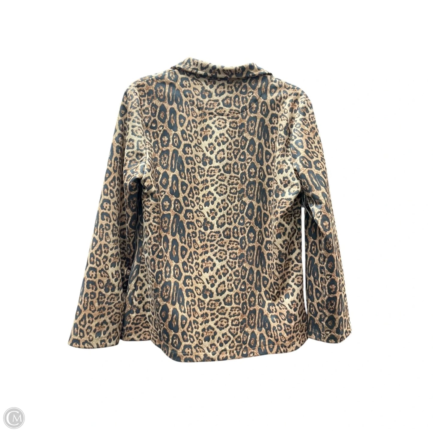Blazer By STERLING CREEK In Leopard Print, Size: S