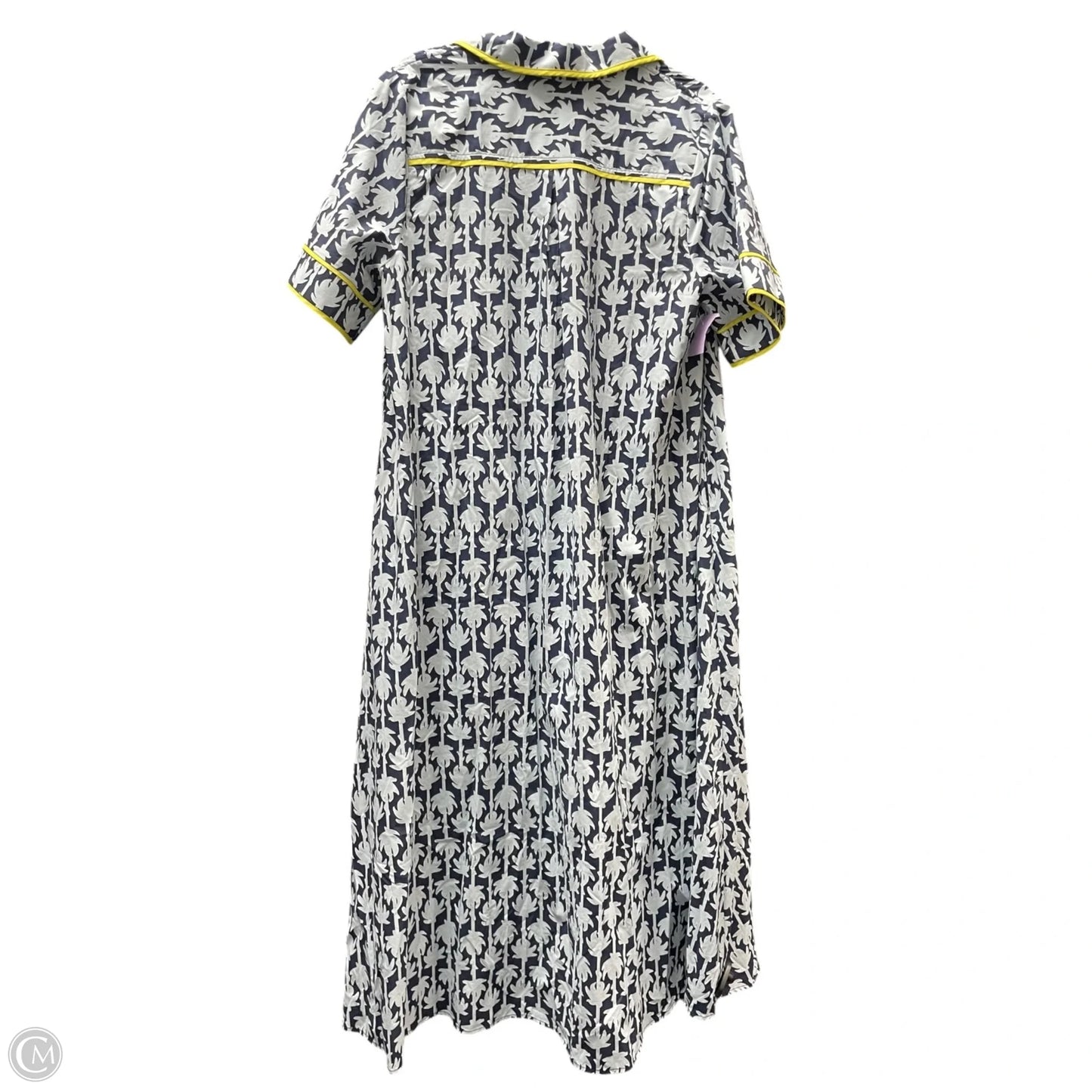 Dress Casual Maxi By Entro In Blue & Green, Size: L