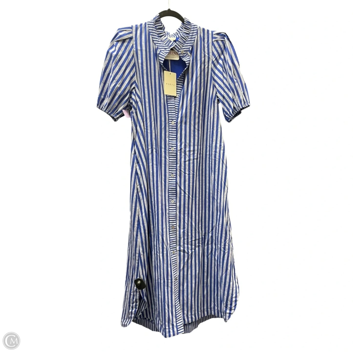 Dress Casual Maxi By Entro In Striped Pattern, Size: L