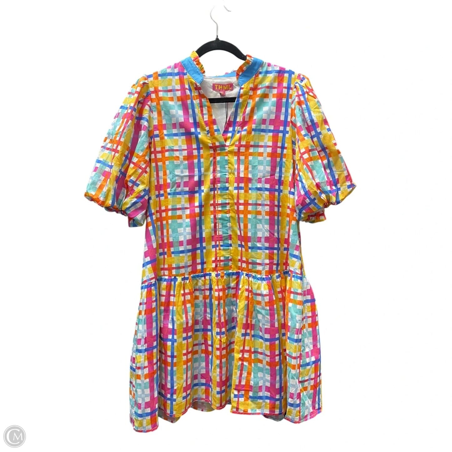 Dress Casual Short By Thml In Plaid Pattern, Size: L