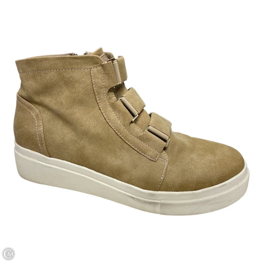 Shoes Sneakers By Yellow Box In Beige, Size: 11