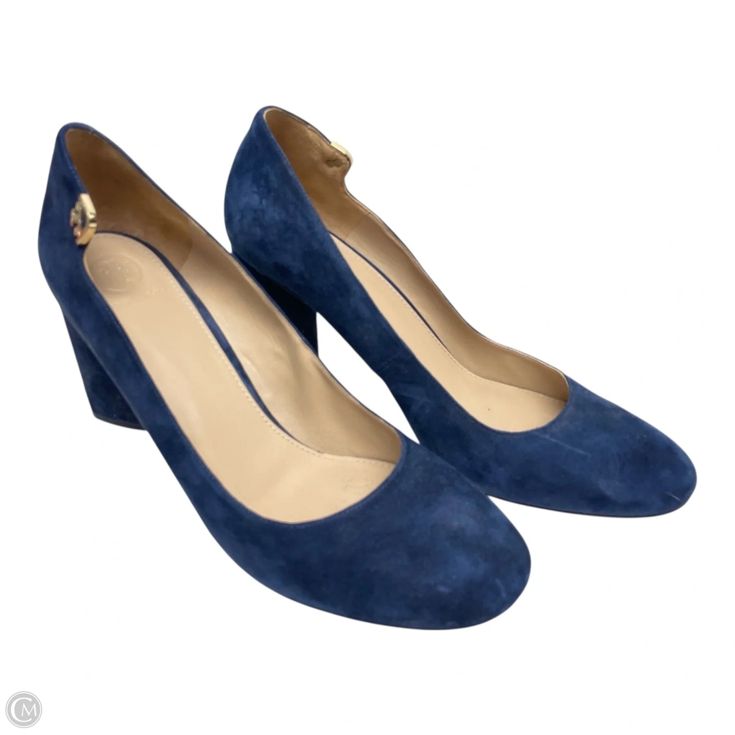 Sandals Designer By Tory Burch In Blue, Size: 11