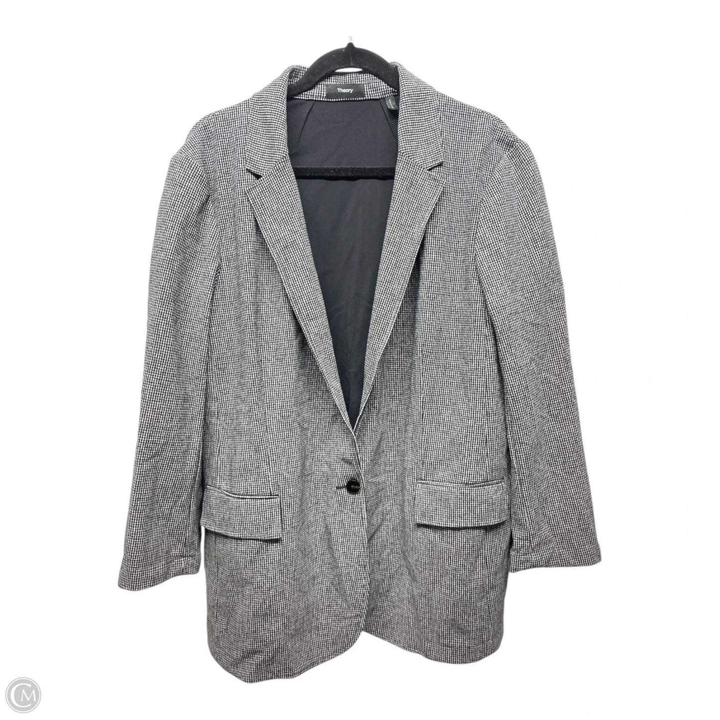 Blazer By Theory In Black & White, Size: 16