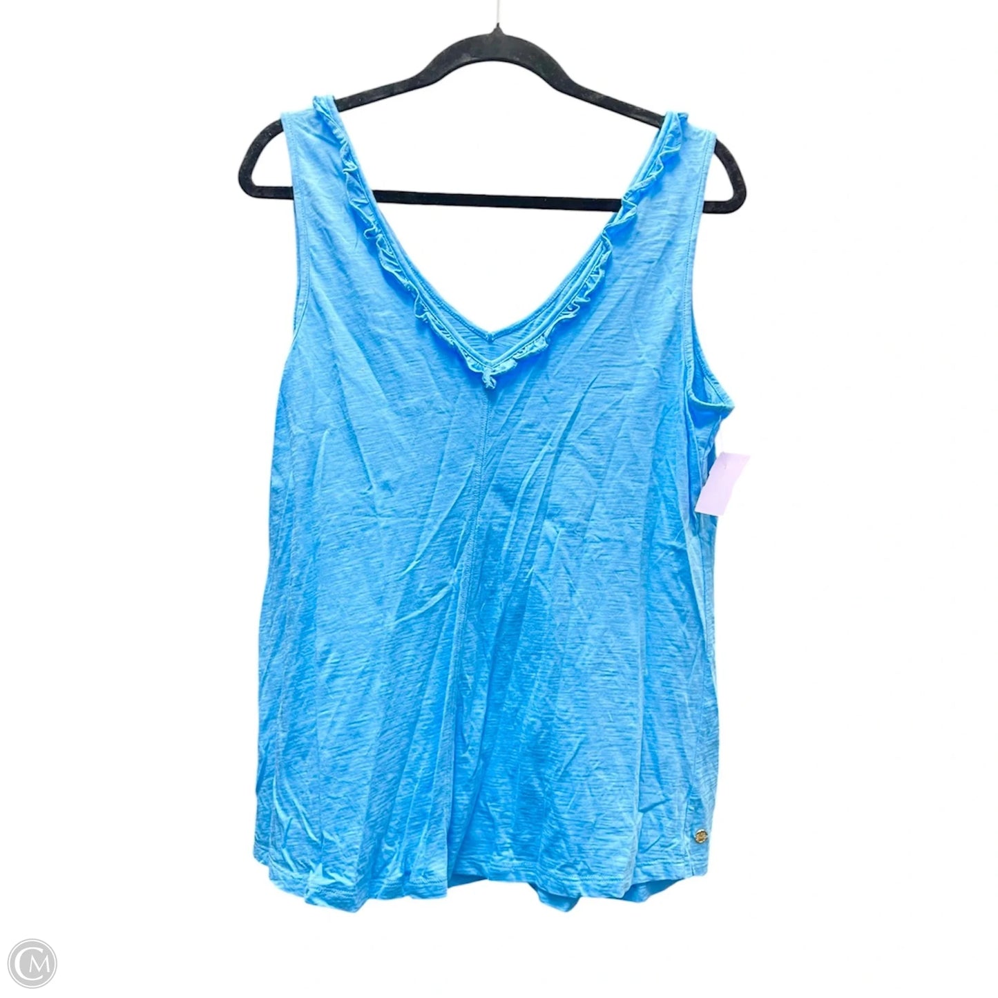 Top Sleeveless By Lilly Pulitzer In Blue, Size: L