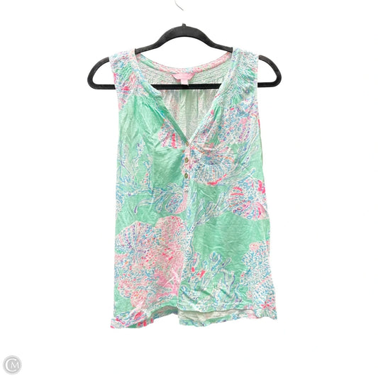 Top Sleeveless By Lilly Pulitzer In Multi-colored, Size: M