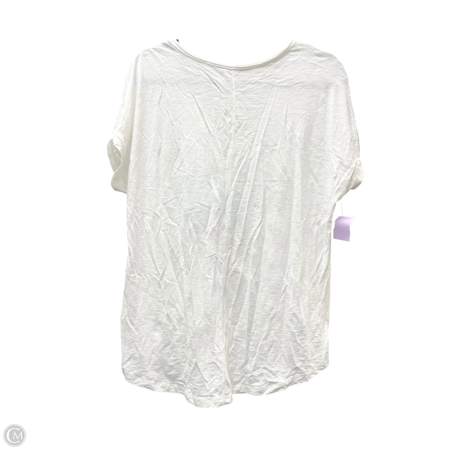 Top Short Sleeve By Lilly Pulitzer In White, Size: L