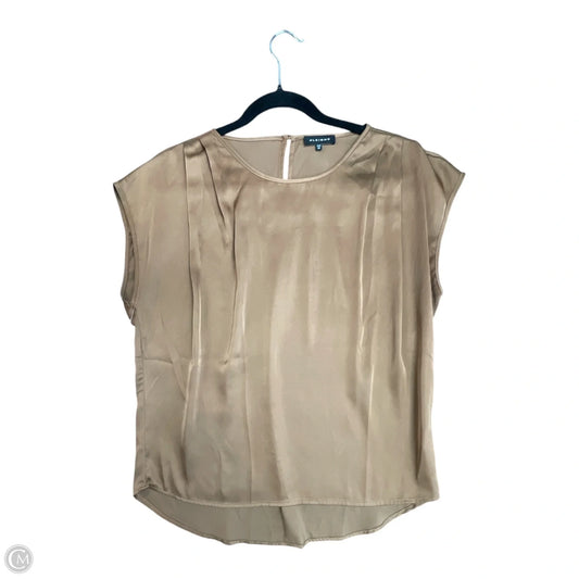 Top Short Sleeve By Pleione In Brown, Size: Xs