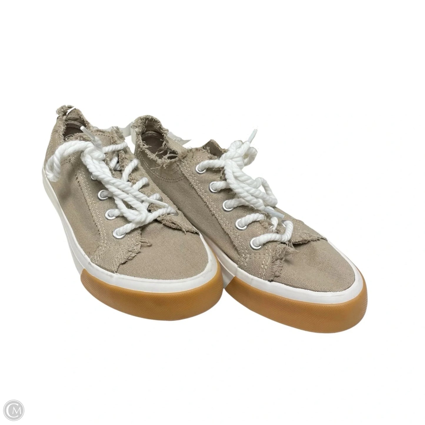 Shoes Sneakers By Serra In Tan, Size: 7